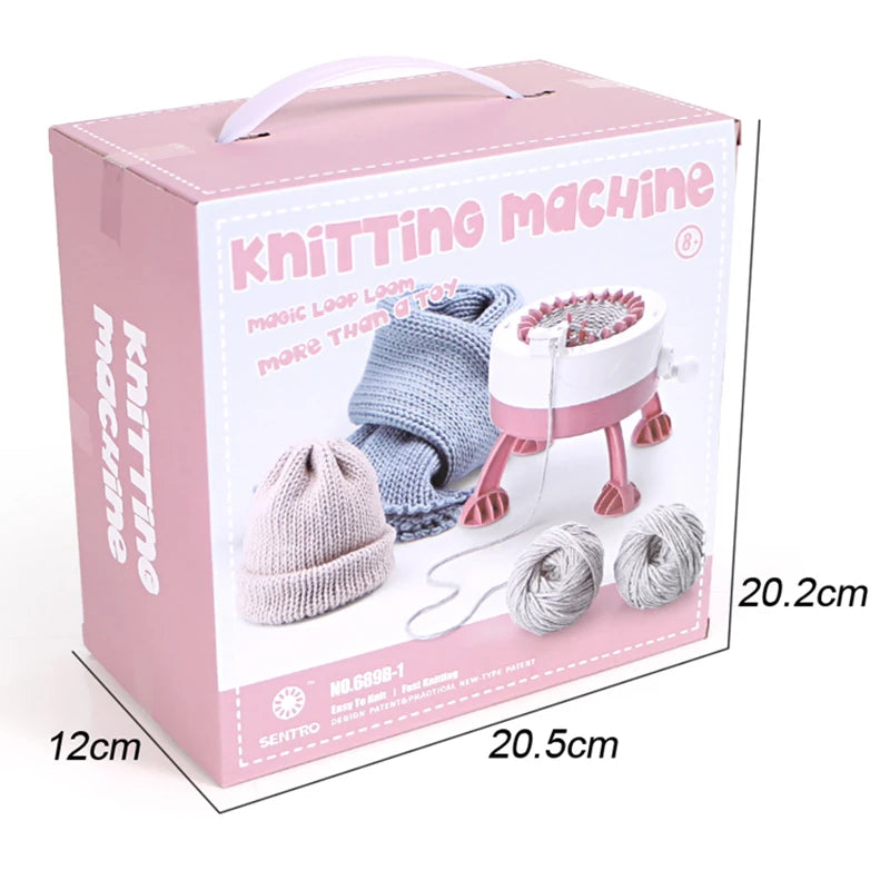 22-Needle DIY Knitting Machine Loom