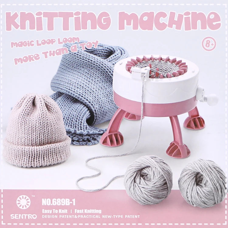 22-Needle DIY Knitting Machine Loom