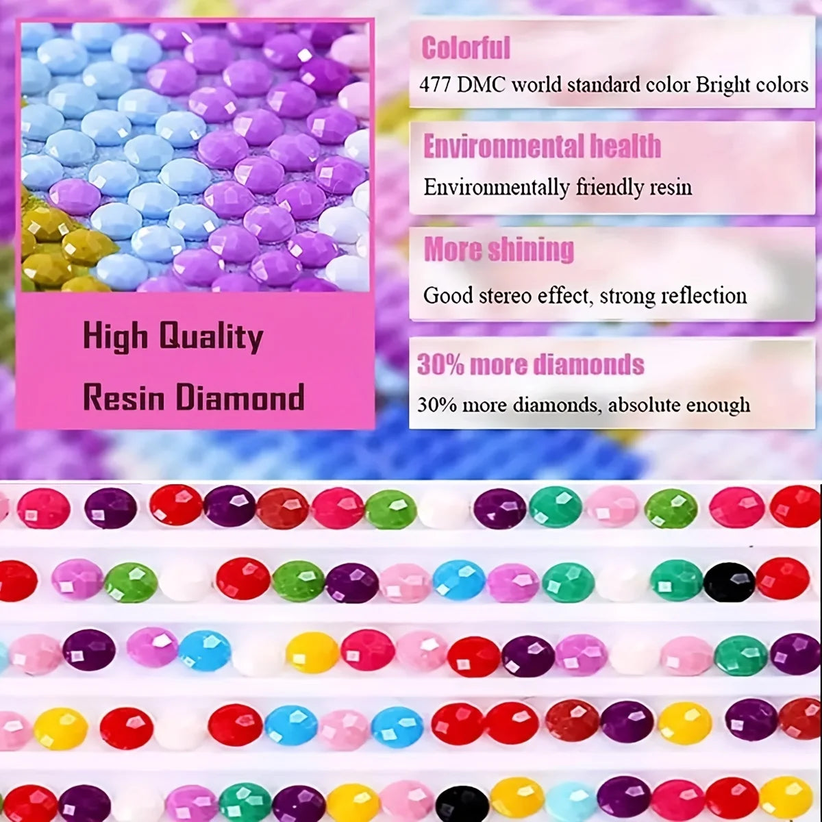 DIY Diamond Painting Round Diamond Starry Sky Van Gogh Pattern