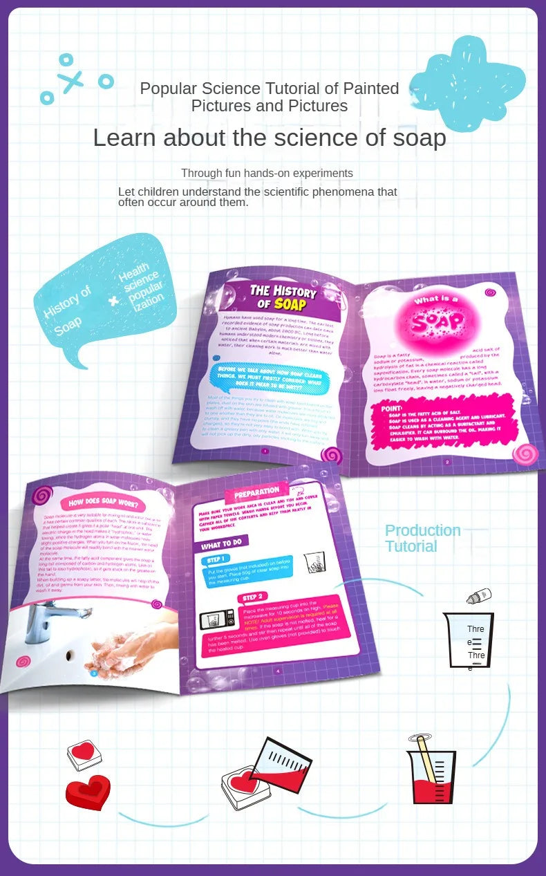 Kids DIY Magic Science Soap Experiment Kit