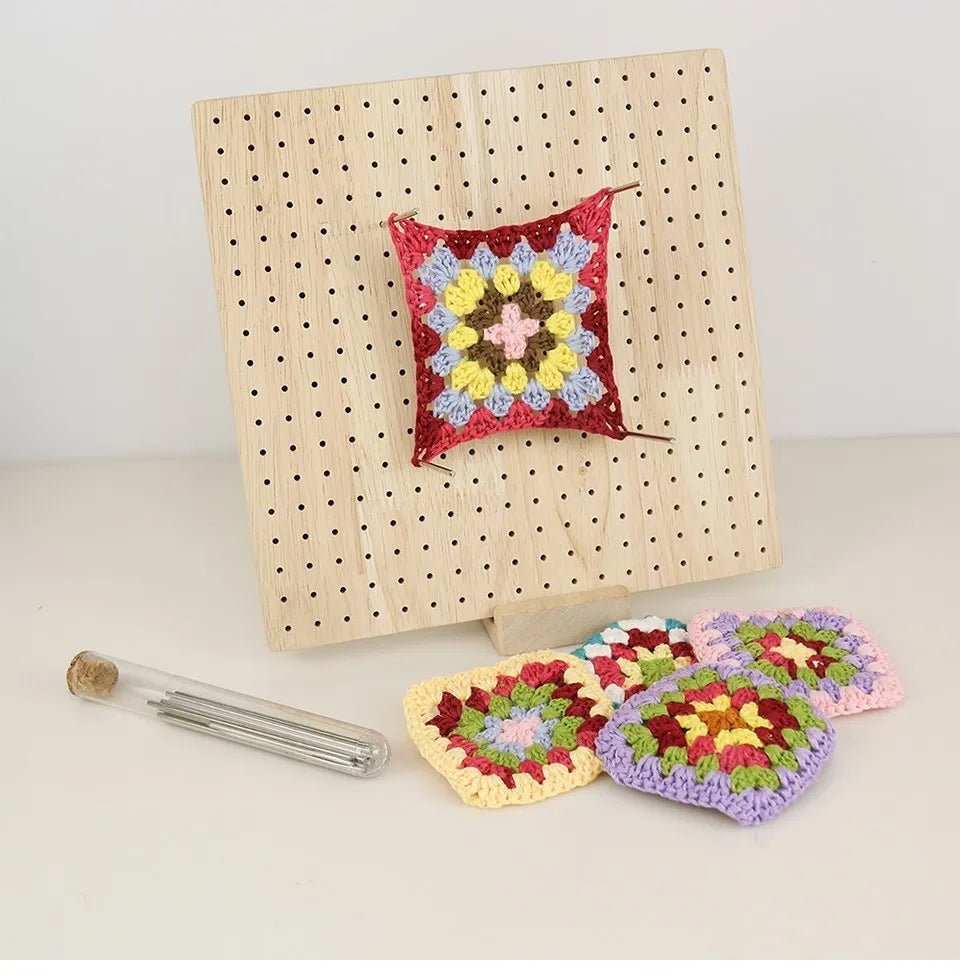 Wooden Knitting Blocking Board – Granny Squares Crochet Blocking Mats