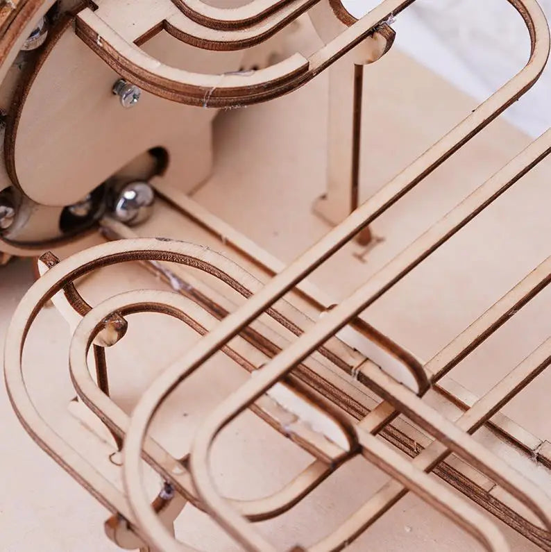 3D Wooden Marble Run Puzzle Kit
