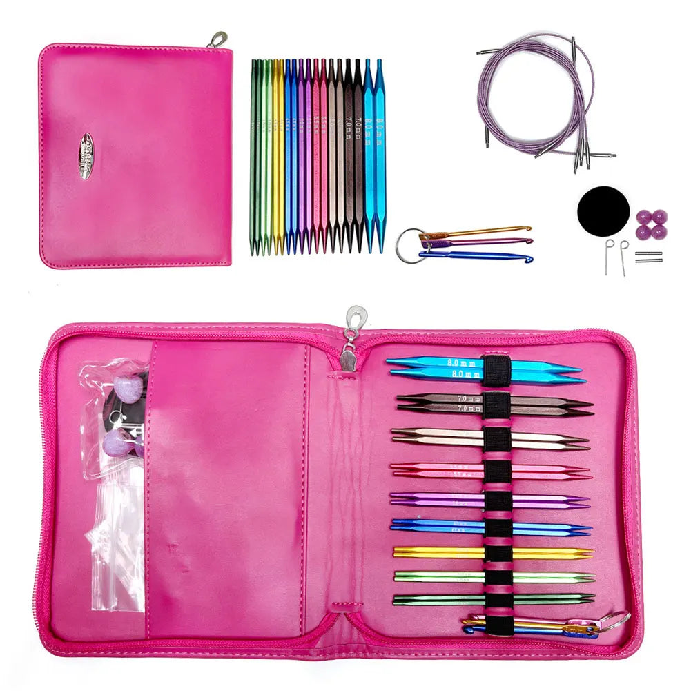 Interchangeable Knitting & Crochet Hook Set