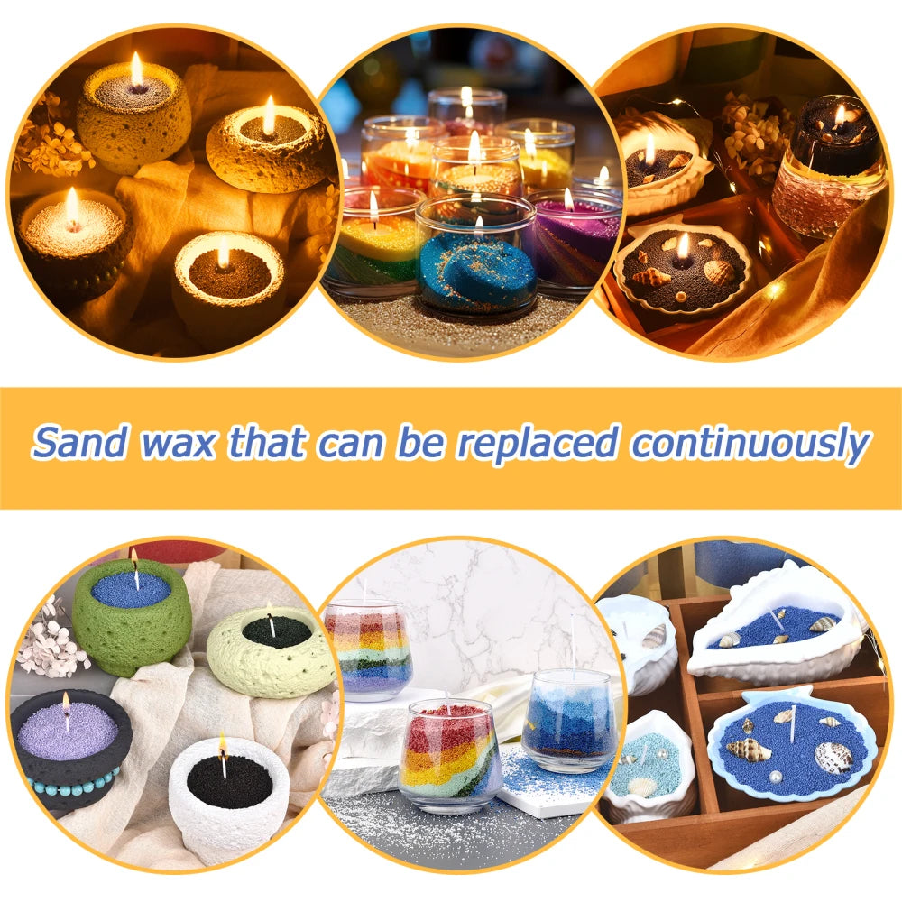 Wholesale Sand & Ice Flower Wax for Candle Making