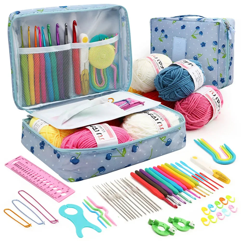 59Pcs Portable Crochet Knitting Set