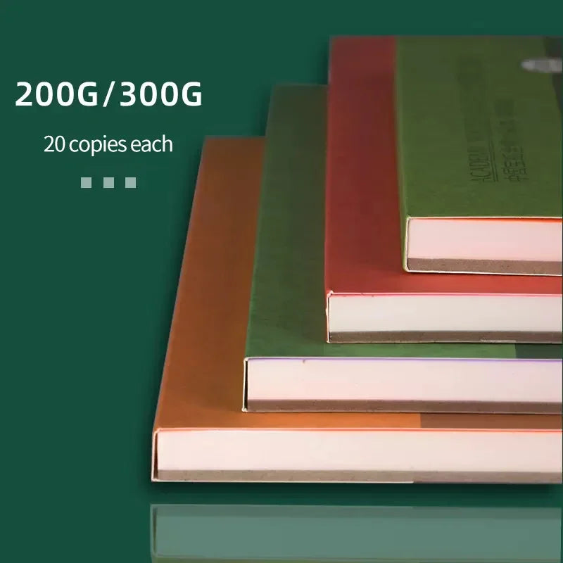 100% Cotton Watercolor Paper Pad, 300gsm/200gsm