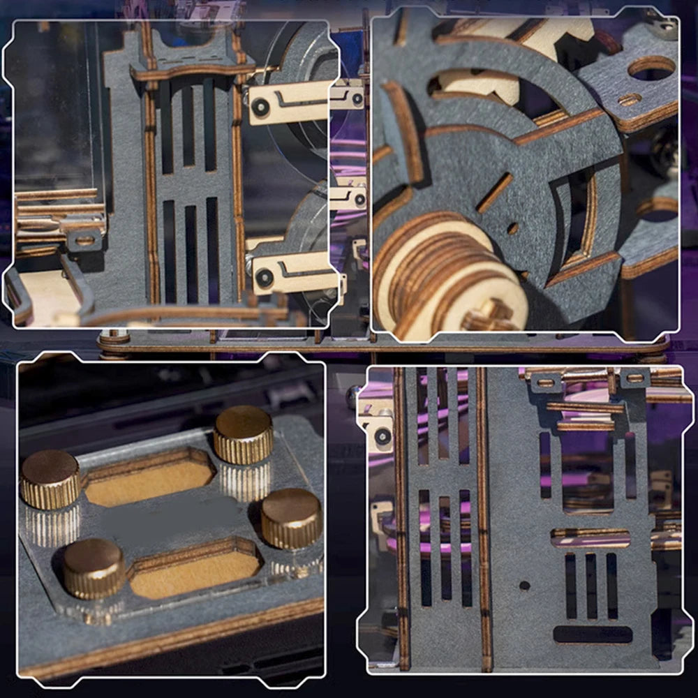 3D Wooden Marble Run Puzzle Kit