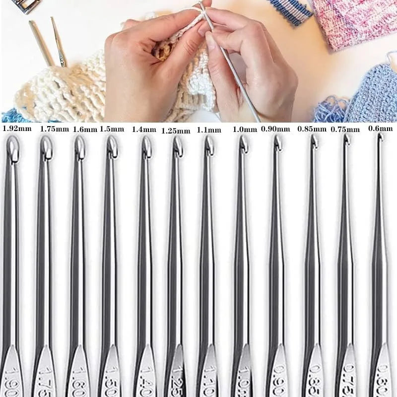 59Pcs Portable Crochet Knitting Set