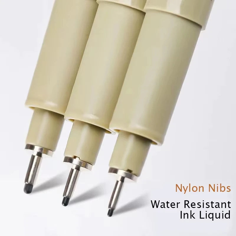 Pigment Liner Micron Pen & Needle Pen Set