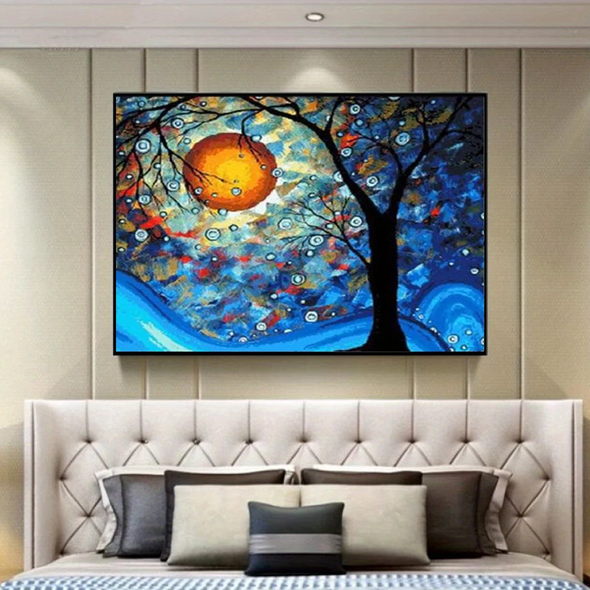 DIY Diamond Painting Round Diamond Starry Sky Van Gogh Pattern
