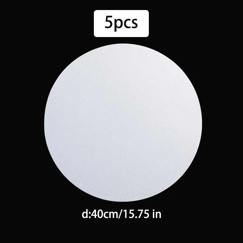 5pcs Primed Cotton Canvas Boards for Painting