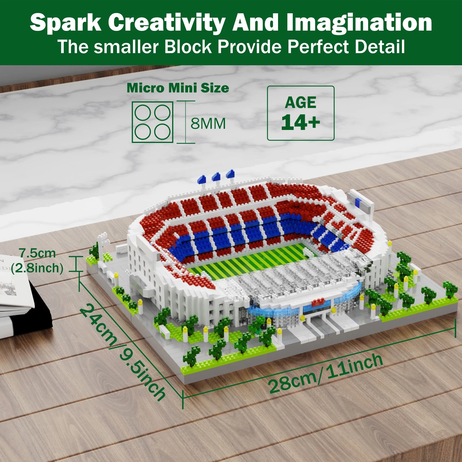 Stadium Micro Blocks Building Set