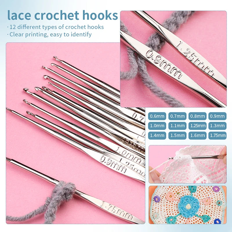 Knitting & Crochet Hook Set