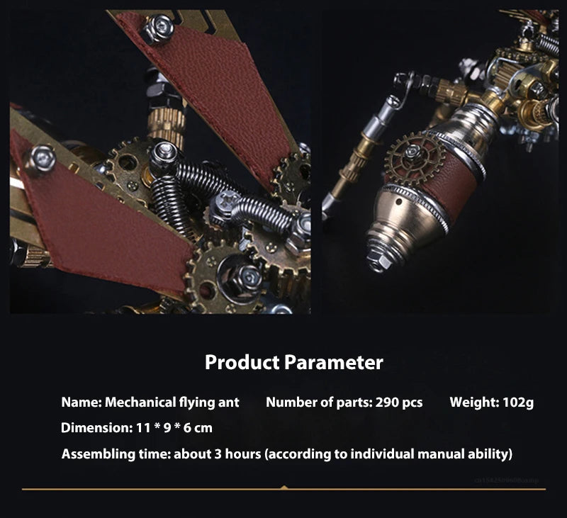 3D Metal Mechanical Insect Model Kit