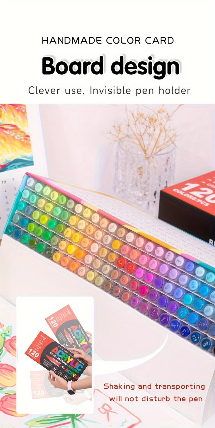 Soft Tip Acrylic Markers Set – Multiple Color Options