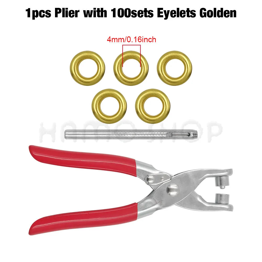 Grommet Eyelet Plier Kit