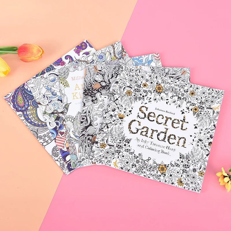 Stress Relief Coloring Book for All Ages