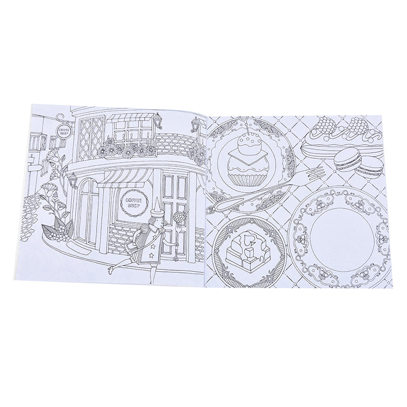 Stress Relief Coloring Book for All Ages