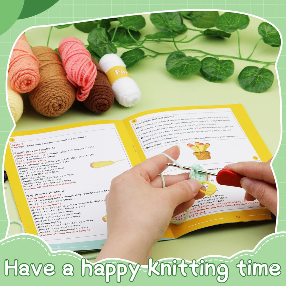 IMZAY Beginner Crochet Kit with Video Tutorial