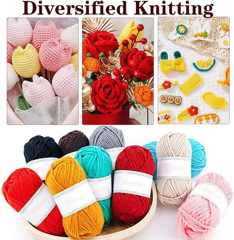 59Pcs Portable Crochet Knitting Set