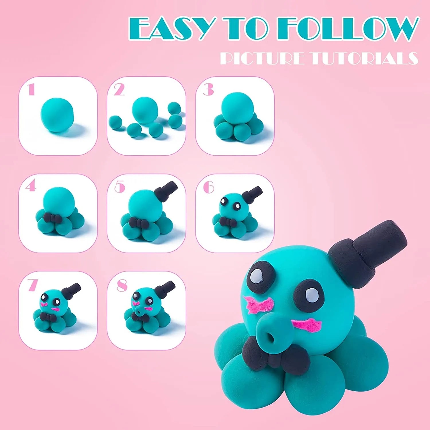 Color Air-Dried Clay Set