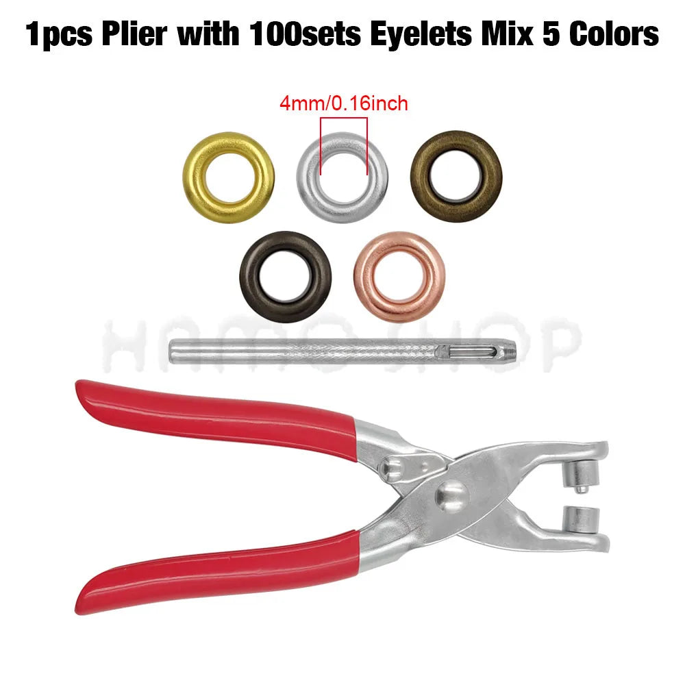 Grommet Eyelet Plier Kit
