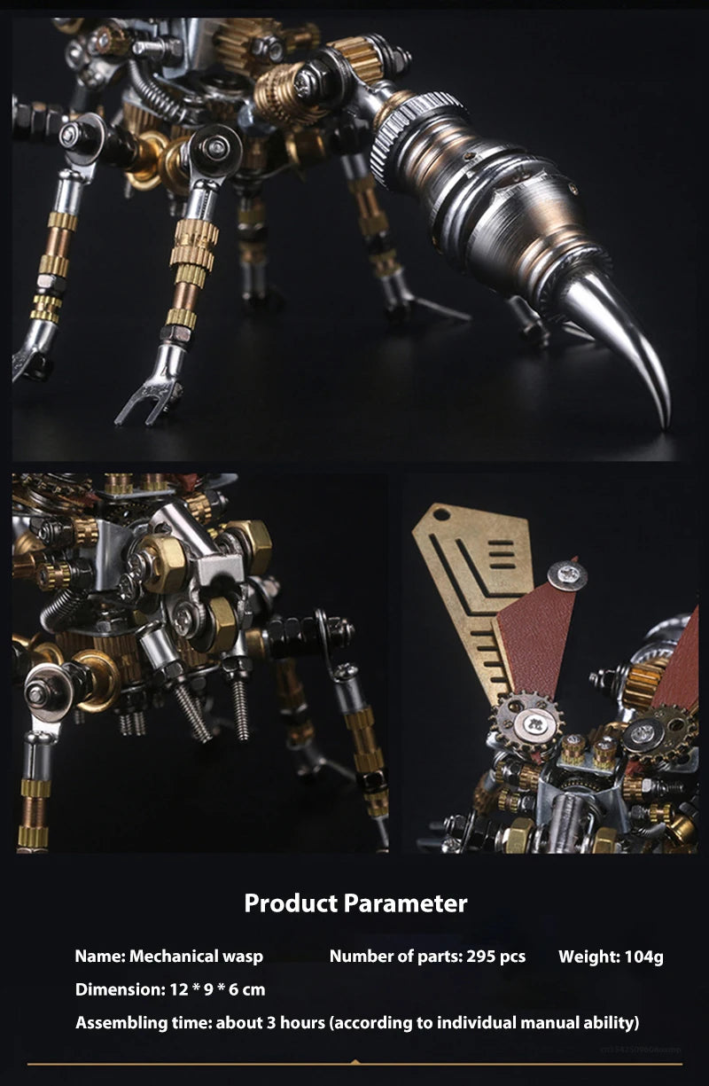3D Metal Mechanical Insect Model Kit