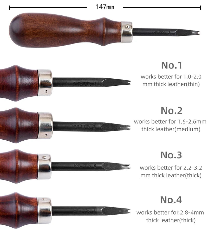 WUTA Leather Edge Beveler Tool