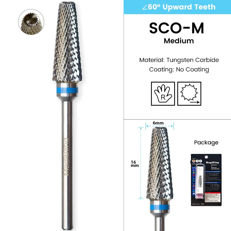 Tungsten Carbide Large Cone Nail Drill Bit