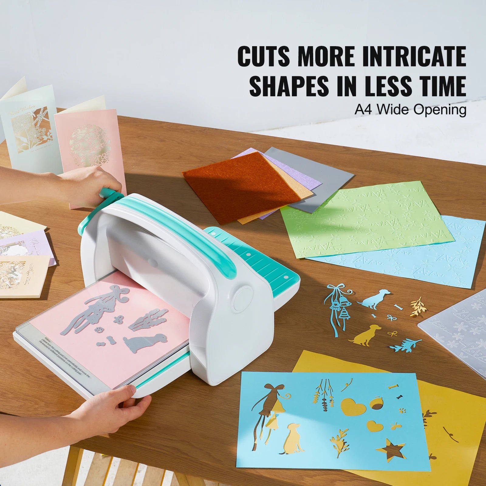 VEVOR Manual Die Cutting & Embossing Machine – 6"/9"