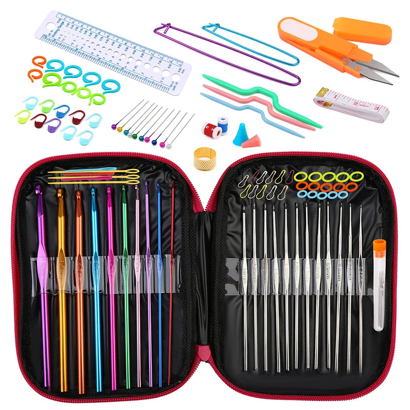 Knitting & Crochet Hook Set