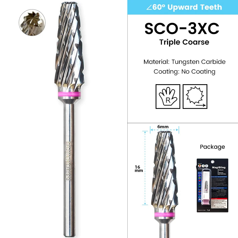 Tungsten Carbide Large Cone Nail Drill Bit
