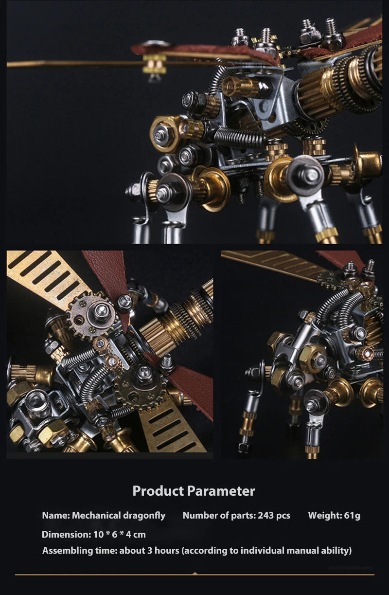 3D Metal Mechanical Insect Model Kit
