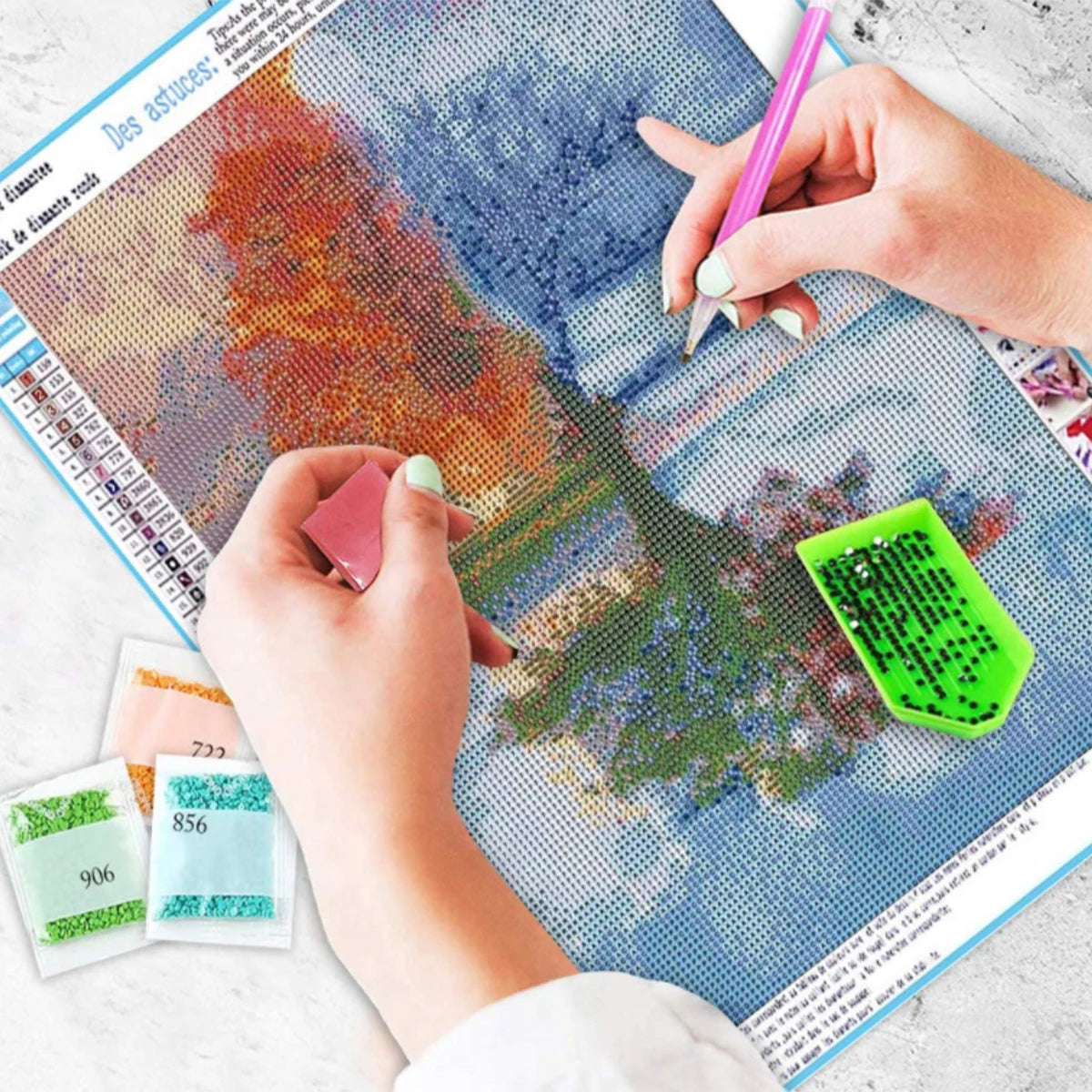 DIY Diamond Painting Round Diamond Starry Sky Van Gogh Pattern