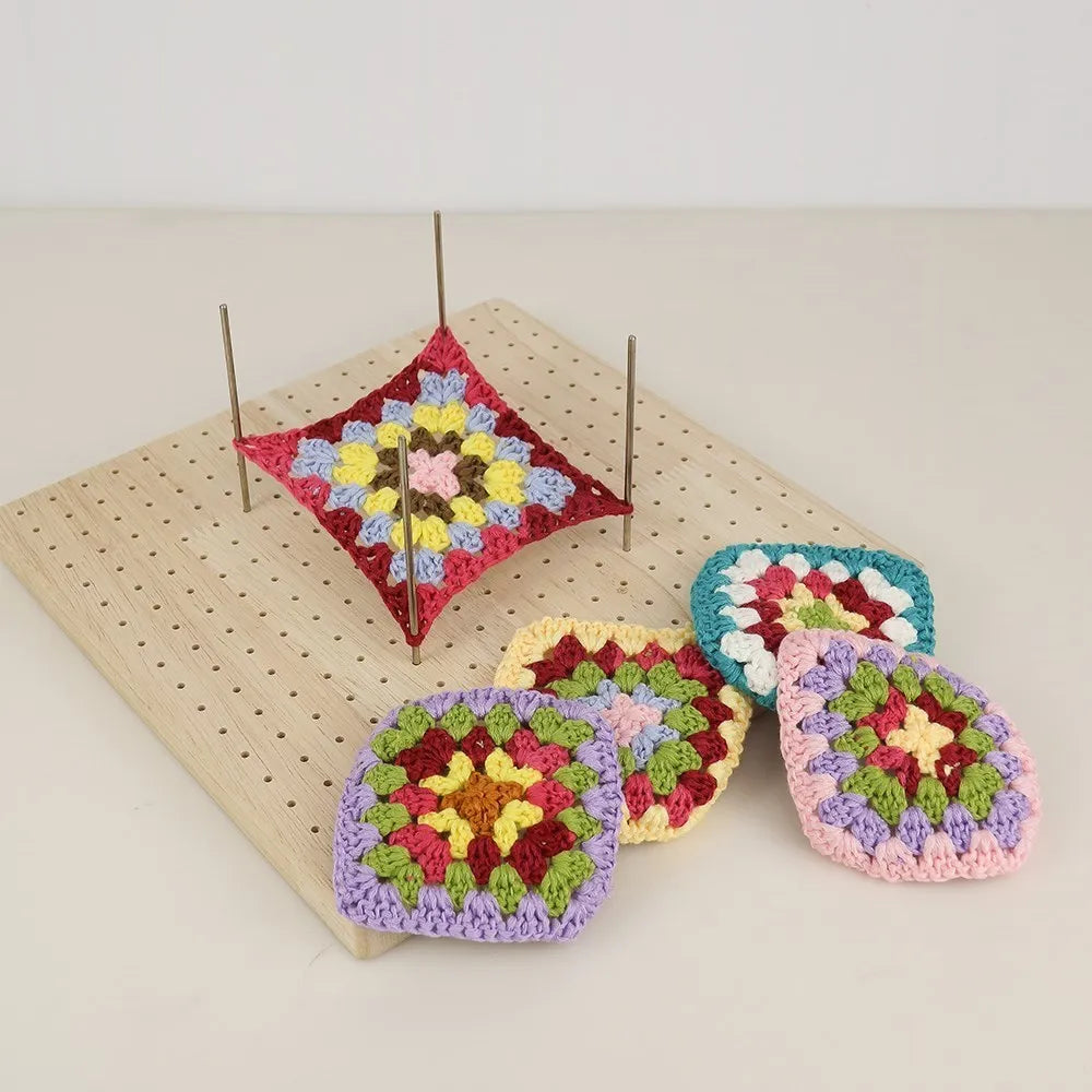 Wooden Knitting Blocking Board – Granny Squares Crochet Blocking Mats