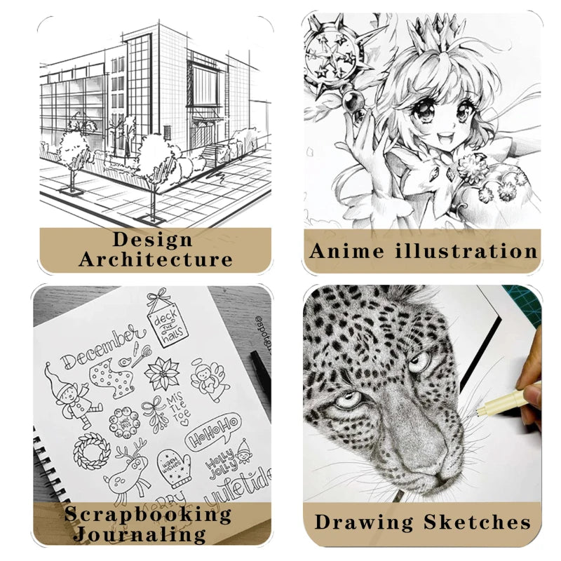 Pigment Liner Micron Pen & Needle Pen Set