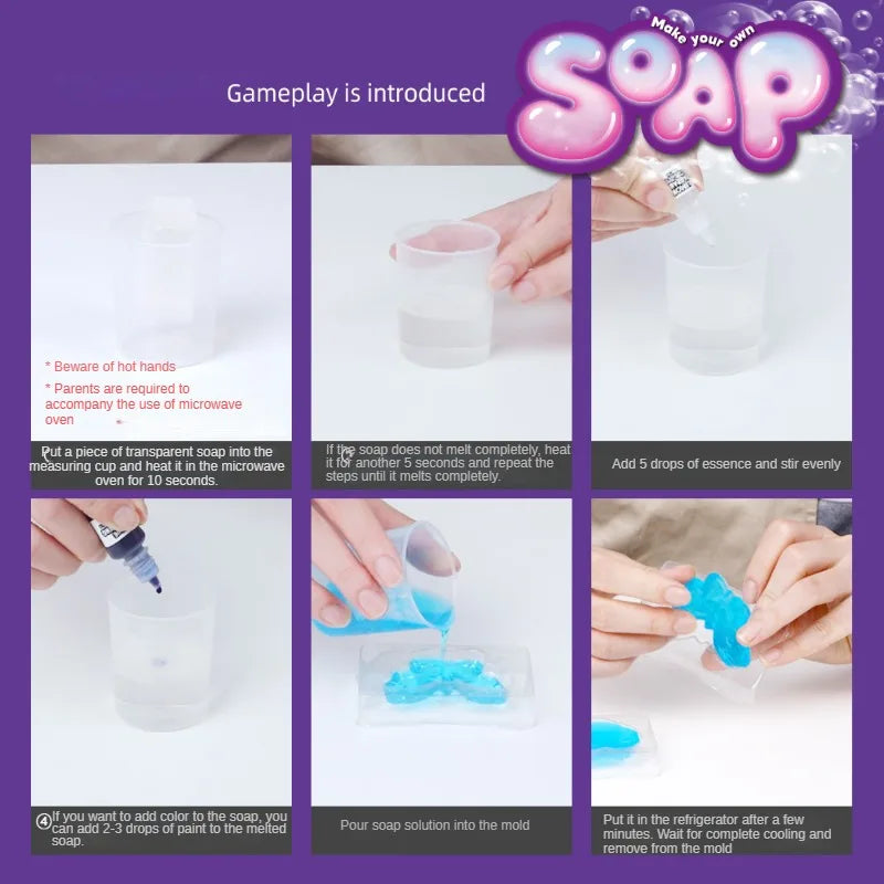 Kids DIY Magic Science Soap Experiment Kit