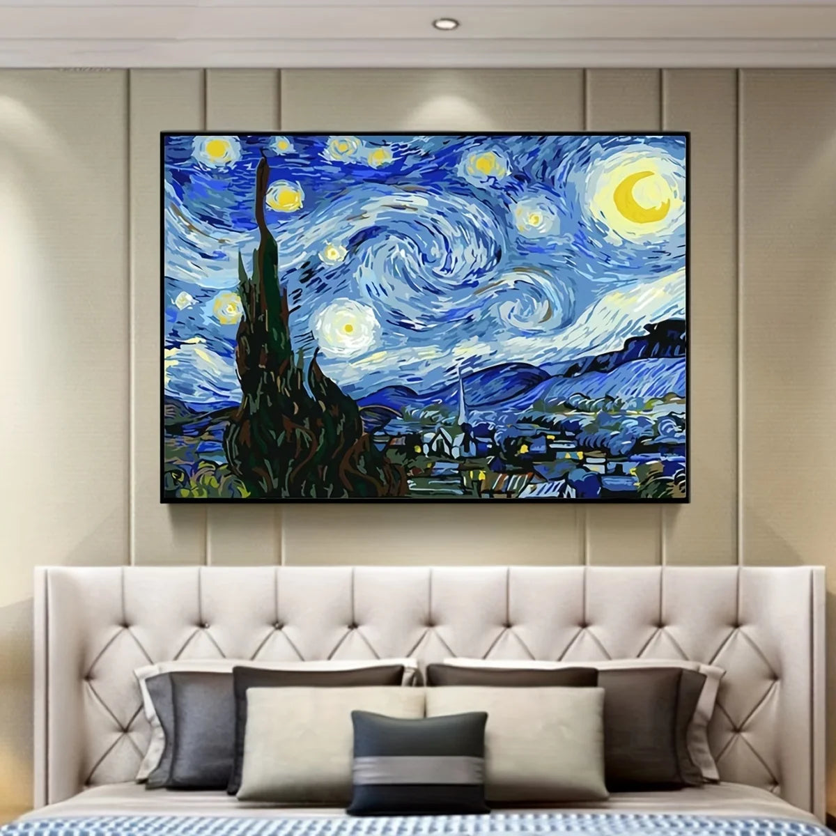 DIY Diamond Painting Round Diamond Starry Sky Van Gogh Pattern