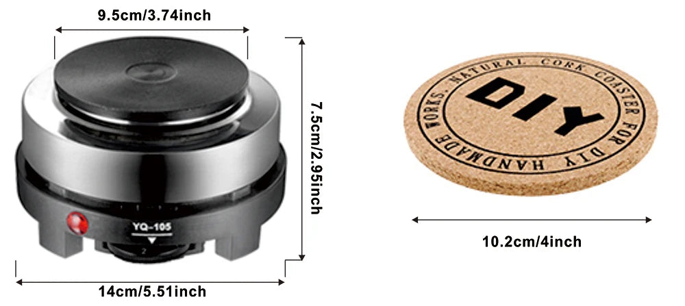 Candle Making Kit with Pouring Pot and Wax Melting Hot Plate