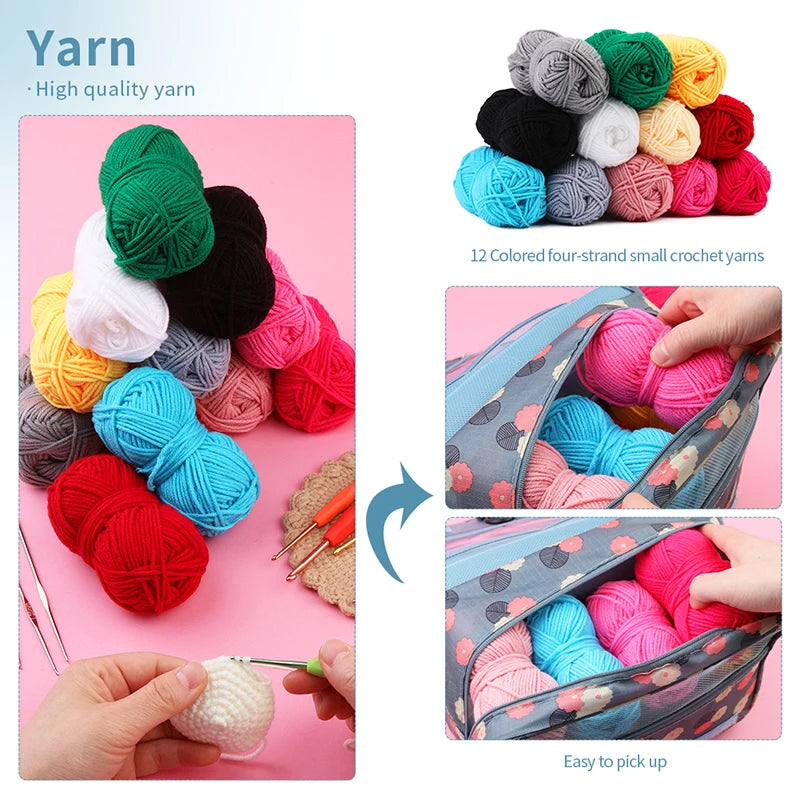 Knitting & Crochet Hook Set