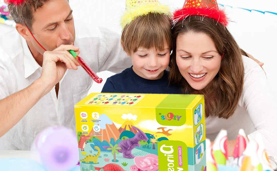 Yeahbo Dinosaur Playdough & Modelling Clay Set