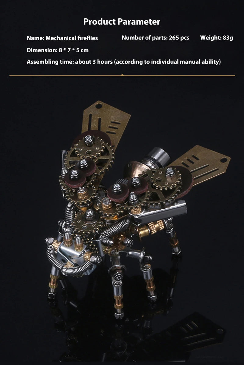 3D Metal Mechanical Insect Model Kit
