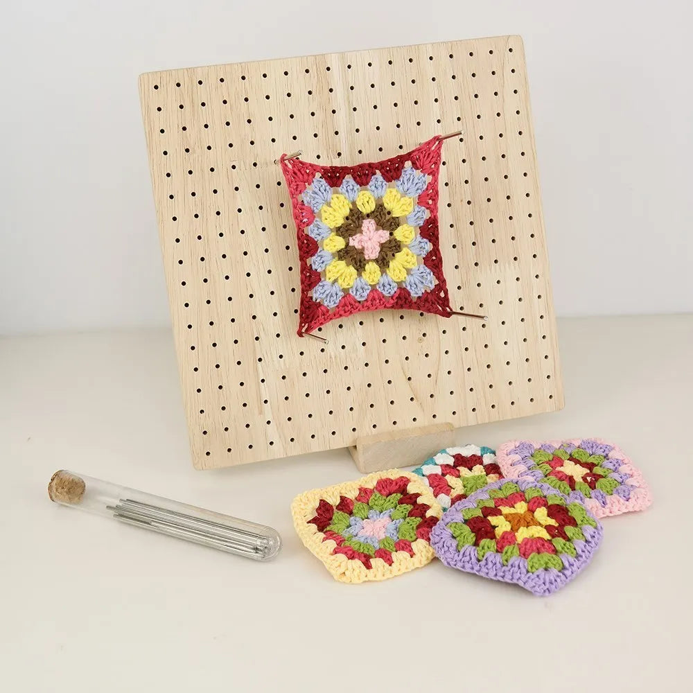 Wooden Knitting Blocking Board – Granny Squares Crochet Blocking Mats