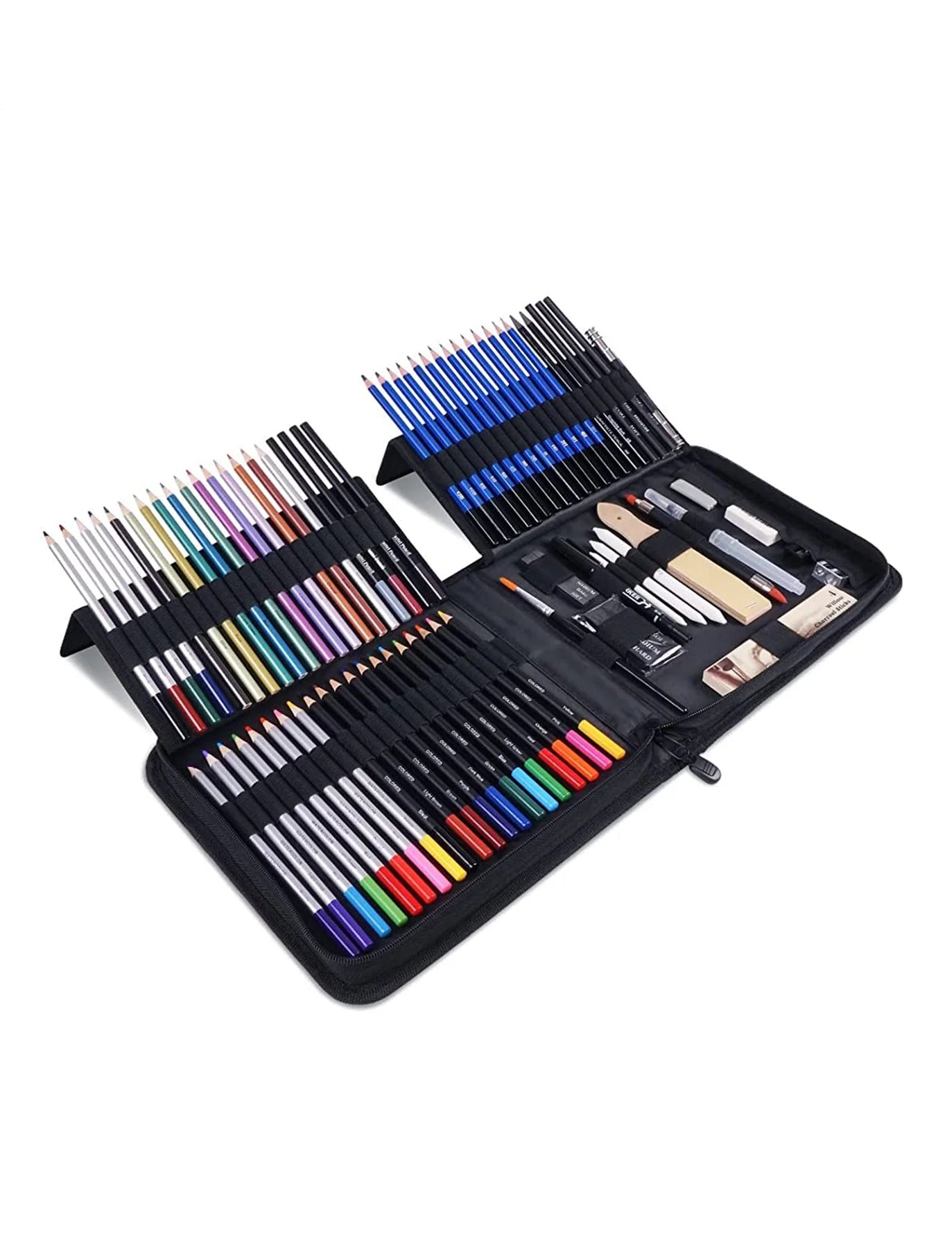 Bview Art 83-Piece Sketching Pencil Set