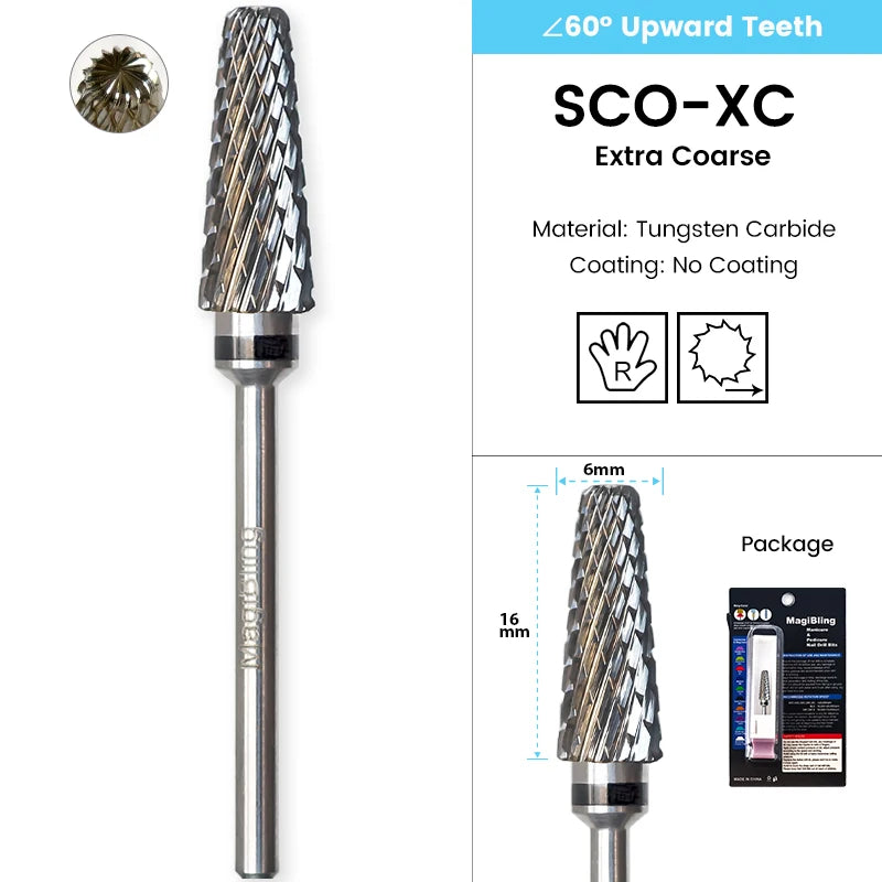 Tungsten Carbide Large Cone Nail Drill Bit