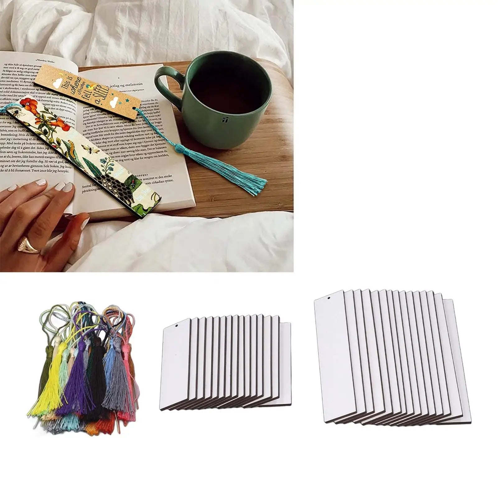 DIY Tassel Bookmark Sublimation Blanks
