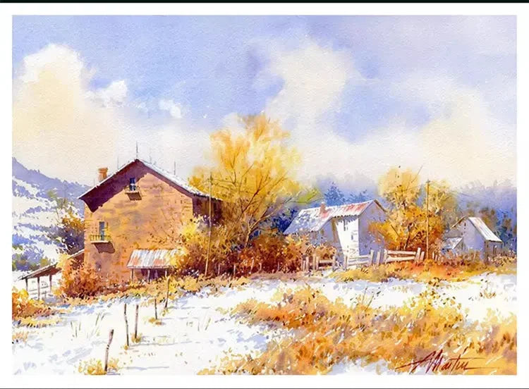 100% Cotton Watercolor Paper Pad, 300gsm/200gsm