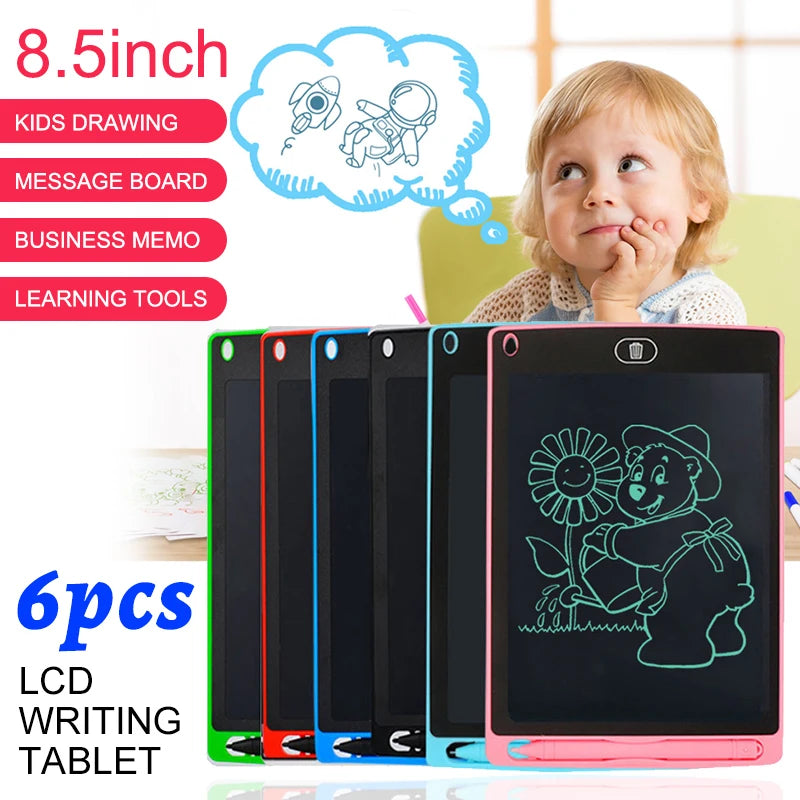 6PCS 8.5" LCD Writing Tablets for Kids