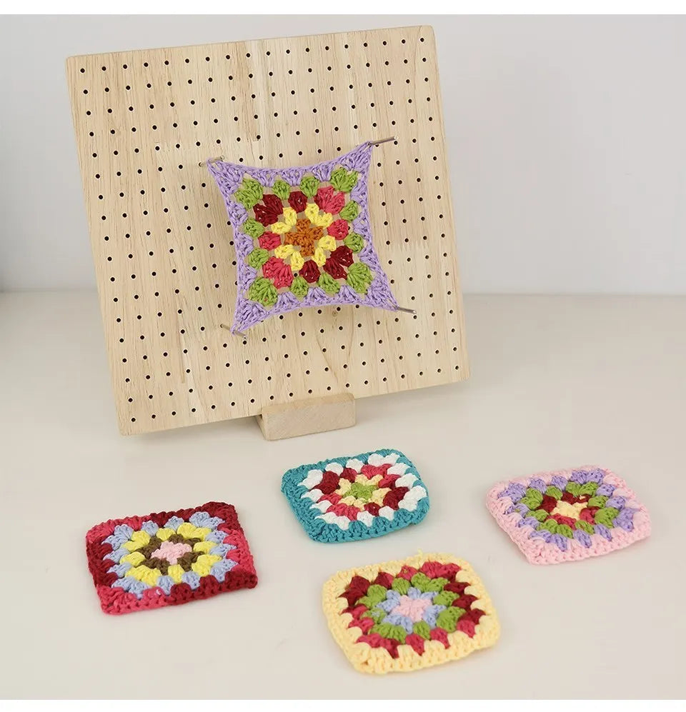 Wooden Knitting Blocking Board – Granny Squares Crochet Blocking Mats