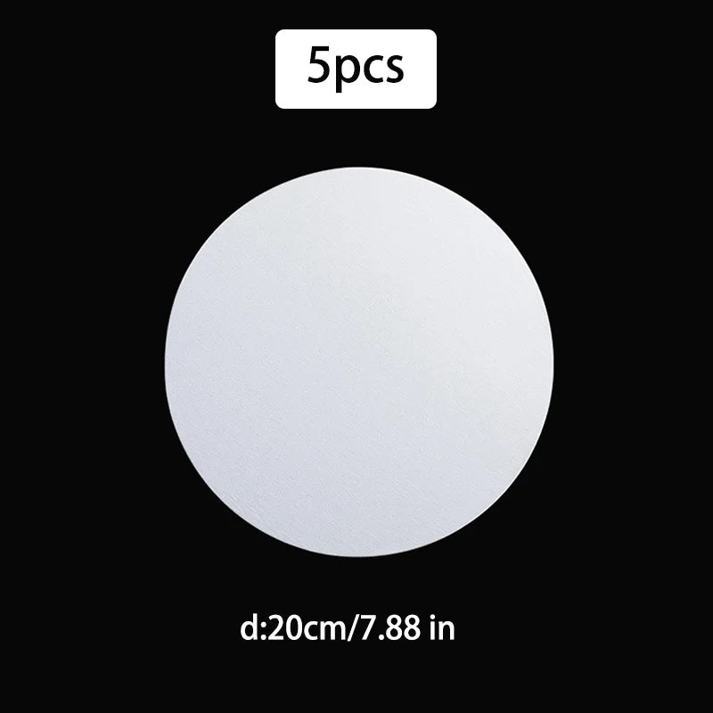 5pcs Primed Cotton Canvas Boards for Painting
